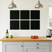 Kit com 6 Placas Planner 20x20cm e Caneta de Giz Líquido Inclusa