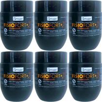 Kit com 6 Pomada Massageadora FisioFort Premium 240g