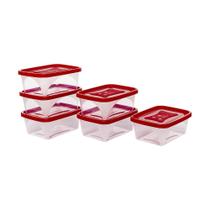 Kit com 6 Potes de Plásticos 750 ML Jaguar Kit com 6 Potes de Plásticos 750 ML Jaguar