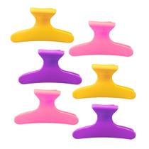 Kit Com 6 Prendedores De Cabelo De Plástico Linha Bonitta Cor:Colorido Kit Com 6 Prendedores De Cabelo De Plástico Linha Bonitta Cor:Colorido