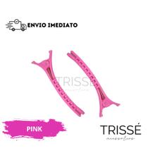 Kit Com 6 Presilhas Jacaré Para Salão De Beleza Segura Mechas Grossas E Não Marca O Cabelo