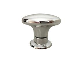 Kit Com 6 Puxadores Ovais Para Móveis Cromado Com Parafusos Reforçado Decorativo - Moveis Uteis Kit Com 6 Puxadores Ovais Para Móveis Cromado Com Parafusos Reforçado Decorativo - Moveis Uteis