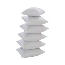 Kit Com 6 Refis De Almofada 45x45 Silicone Para Capas 40cm