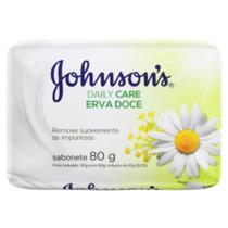 KIT COM 6 - Sabonete em Barra Erva Doce 80g - Johnson's.
