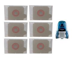 Kit com 6 sacos descartaveis aspirador de pó electrolux air max ultra green