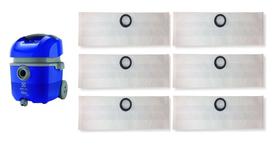 Kit com 6 sacos descartaveis aspirador de pó electrolux flex