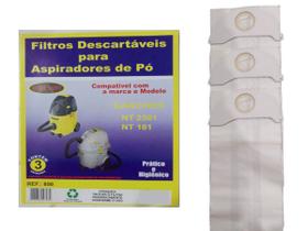 Kit Com 6 Sacos Descartáveis Aspirador De Pó Karcher Nt 2501 Nt 181