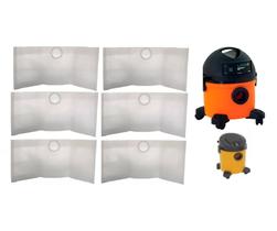 Kit com 6 sacos descartaveis aspirador de pó lavor al 11