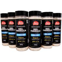 Kit Com 6 Sal de Parrilla Defumado Temperado Churrasco Completo Gourmet 350g Bahia Premium Kit Com 6 Sal de Parrilla Defumado Temperado Churrasco Completo Gourmet 350g Bahia Premium