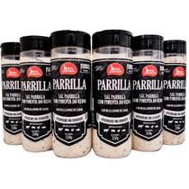 Kit Com 6 Sal de Parrilla Defumado Temperado Churrasco Completo Gourmet 350g Bahia Premium