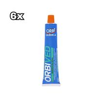 Kit com 6 Selantes Silicone Orbived 50g