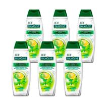 Kit com 6 Shampoo Palmolive Naturals Detox Energizante Limpeza Profunda Sem Sal 350ml