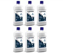 Kit Com 6 Shampoos Clorexidina Worlds 500ml