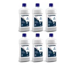 Kit Com 6 Shampoos Clorexidina Worlds 500ml