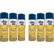 Kit Com 6 Silicone Spray Ultra Lub 300 Ml 06 Unidades