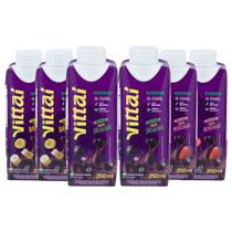 Kit com 6 Smoothies Vittaí Açaí Sabor Original, Morango e Banana 250ml Sem lactose e 0 açúcar Kit com 6 Smoothies Vittaí Açaí Sabor Original, Morango e Banana 250ml Sem lactose e 0 açúcar