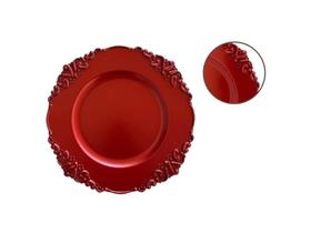 Kit com 6 Sousplat Petit Orlando 25 cm para Sopeira - Linda e Elegante Mesa Posta. - Brilha Natal e Wanda Hauck