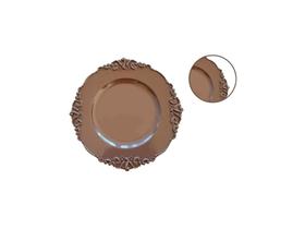 Kit com 6 Sousplat Petit Orlando 25 cm para Sopeira - Linda e Elegante Mesa Posta. Kit com 6 Sousplat Petit Orlando 25 cm para Sopeira - Linda e Elegante Mesa Posta.