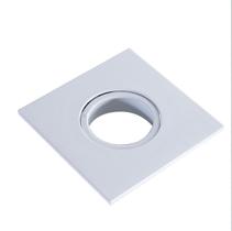kit com 6 spots de embutir rente orientável quadrado em alumínio injetado p/ Lâmpada dicróica GU10 MR16 STL74