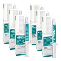 Kit Com 6 Suplemento Nuxcell Fel Para Gatos Biosyn - 2g