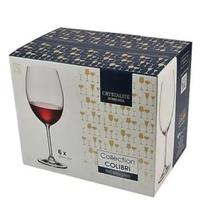 Kit Com 6 Taça de Vinho Degustação de Cristal 580ml Bohemia Sommelier