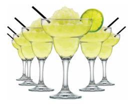 Kit com 6 Taças de Vidro Para Marguerita 335ML Nadir
