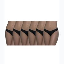 Kit com 6 Tangas Corte à Laser BR Lingerie 1135 Microfibra Kit com 6 Tangas Corte à Laser BR Lingerie 1135 Microfibra