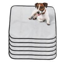 Kit com 6 Tapetes Adestradores Inteligente de Alta Absorção 70x50 Tradicional - 200 Lavagens