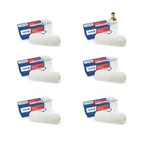 Kit com 6 tigre rolo de lã carneiro 1320-180 Kit com 6 tigre rolo de lã carneiro 1320-180