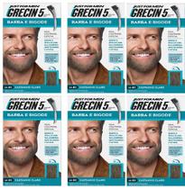 KIT com 6 Tintura Grecin Barba e Bigode M-80 Castanho Claro KIT com 6 Tintura Grecin Barba e Bigode M-80 Castanho Claro