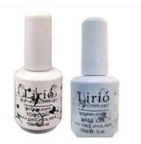 Kit Com 6 Top Coat Lirió + 6 Base Gel Lirió Unha Acrigel Kit Com 6 Top Coat Lirió + 6 Base Gel Lirió Unha Acrigel