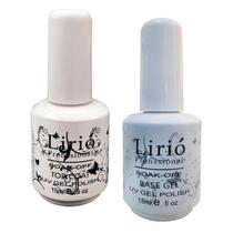Kit Com 6 Top Coat Lirió + 6 Base Gel Lirió Unha Acrigel Kit Com 6 Top Coat Lirió + 6 Base Gel Lirió Unha Acrigel