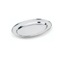 Kit Com 6 Travessas Rasas De Inox Oval Grande 33,8cm KEHOME Kit Com 6 Travessas Rasas De Inox Oval Grande 33,8cm KEHOME