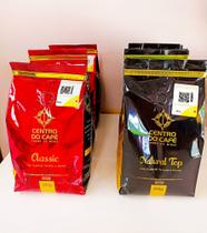 kit com 6 unidades, 3 de cada Café Especial, Classic e Natural Top 250 gr, Moídos