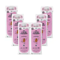 Kit com 6 unidades 6L Bebida Vegetal A Tal da Castanha Amêndoa