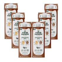 Kit com 6 unidades 6L Bebida Vegetal A Tal da Castanha Choconuts Zero
