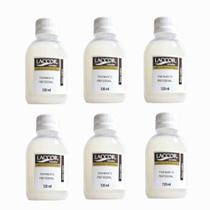 Kit Com 6 Unidades De Base Cetim Laccor Profissional 120ml Cada Kit Com 6 Unidades De Base Cetim Laccor Profissional 120ml Cada