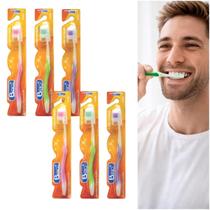 Kit Com 6 Unidades Escovas de Dente Cerdas Duras Pack Familia Higiene Bucal Dental Kit Com 6 Unidades Escovas de Dente Cerdas Duras Pack Familia Higiene Bucal Dental
