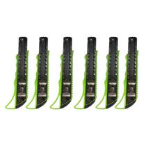 Kit Com 6 Unidades Estilete Verde Lâmina 6 Polegadas Largo Kit Com 6 Unidades Estilete Verde Lâmina 6 Polegadas Largo