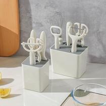 Kit com 6 utensílios cozinha silicone com expositor Kit com 6 utensílios cozinha silicone com expositor