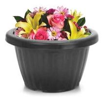 Kit Com 6 Vasos Canelados Cuias Para Flores E Plantas 1,2 Litros Kit Com 6 Vasos Canelados Cuias Para Flores E Plantas 1,2 Litros