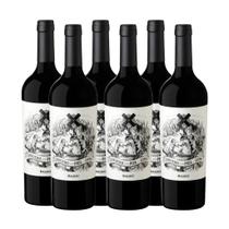 Kit com 6 Vinho Tinto Cordero Argentino Mosquita Muerta Con Piel De Lobo Malbec 750ml