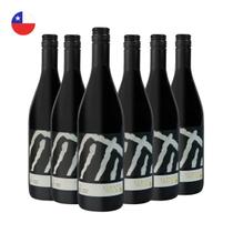 Kit com 6 Vinhos Chilenos Tinto Seco Pinot Noir Cuentos del Fuego