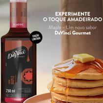 Kit Com 6 Xaropes Davinci Sabor Maple 750 Ml