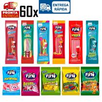 Kit Com 60 Pacotes Bala Fini Sabores Variados Kit Com 60 Pacotes Bala Fini Sabores Variados