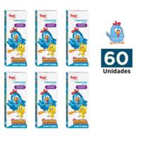 Kit com 60 Unidades de Curativo infantil Galinha Pintadinha