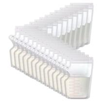 Kit Com 60 Unidades De Saco Saquinho Descartável 250ml Para Armazenar Congelar Leite Materno Bebê