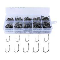 Kit Com 600 Anzóis Aço Carbono 3 Ao 12 + Caixa Pesca Anzol