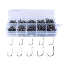 Kit Com 600 Anzóis Aço Carbono 3 Ao 12 + Caixa Pesca Anzol