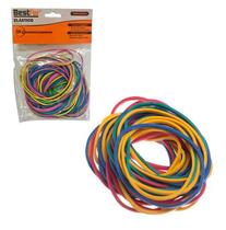 Kit com 66 elásticos multiuso uso geral 50g - colorido Kit com 66 elásticos multiuso uso geral 50g - colorido